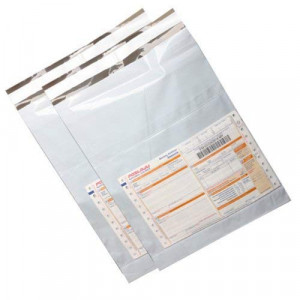 Set 2500 buc punga curierat (tip A3 +) , cu buzunar pentru AWB 325 x 425 mm + 50mm clapeta - Img 5