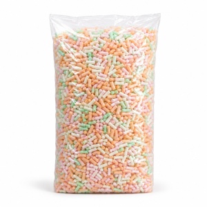 500 L Pufuleți / Fulgi de Ambalare Biodegradabili - multicolori tutti frutti