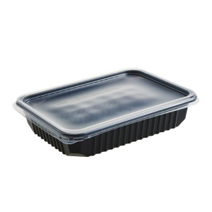 Capace pentru Caserole meniu 500/750/1000 cc, PP , transparent,140×188 mm,600 buc,12 set - Img 2