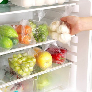 Set 200 buc /rola Pungi pentru congelator, alimentare 2 kg - Img 2
