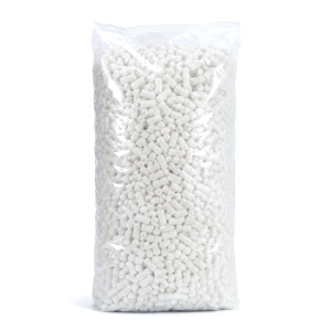 500 L Pufuleți / Fulgi de Ambalare Biodegradabili - alb