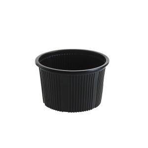 Boluri pentru supa 16 oz , PP, negru+ Capac PP , transparent FT508H70+FT68 116 C, D115 mm,500 buc,20 set - Img 2