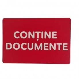 1000 buc Rola cu eticheta " CONTINE DOCUMENTE" 60 x 40 autoadezive - Img 2