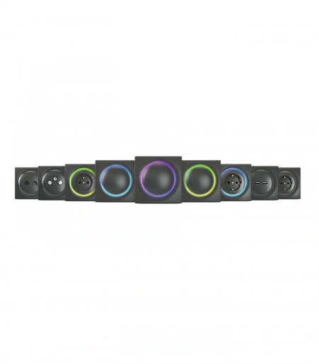 FIBARO WALLI N USB OUTLET FGWU-021-8 Anthracite - Img 3
