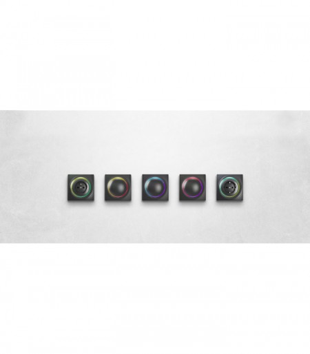 Intrerupator dublu FIBARO Walli Double Switch Anthracite (pachet de 10bucati) - Img 4
