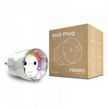 Priza inteligenta Fibaro FGWPF-102 SCHUKO TYPE F | Fibaro Wall Plug Type F - Img 3