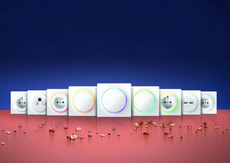 FIBARO WALLI Switch Button with lightguide FG-WDSEU221-AS-8100-8 Anthracite - Img 2