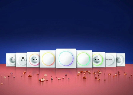 FIBARO WALLI Switch Button with lightguide FG-WDSEU221-AS-8100-8 Anthracite - Img 2