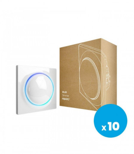 Intrerupator dimabil FIBARO Walli Dimmer(pachet de 10bucati)