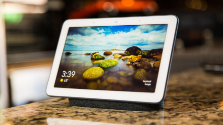 Boxa Google Google Nest Hub, Voice control, Multiroom, Google Assistant, ecran, Alb - Img 2