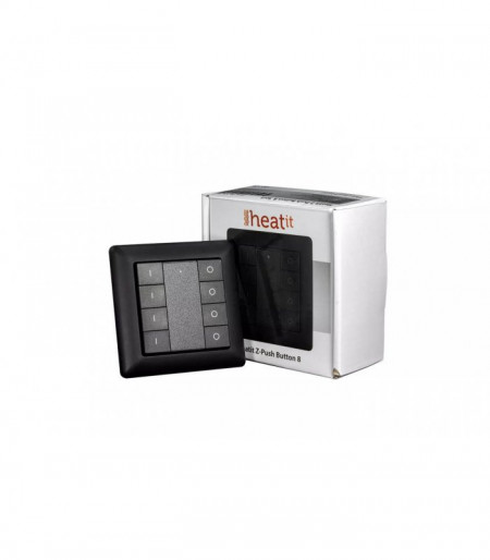 HEATIT Z-PUSH BUTTON 8 - Black - Img 3