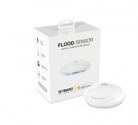 Senzor de inundatie FIBARO compatibil Apple HomeKit