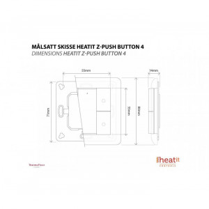 HEATIT Z-PUSH BUTTON 4 - Black - Img 2