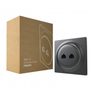 FIBARO WALLI N ETHERNET OULET FGWEEU-021-8 Anthracite