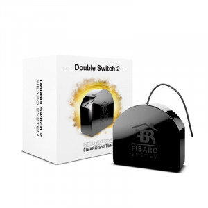 Intrerupator (Releu) Dublu 2 Fibaro | Double Switch 2 | 2X1,5 KW Fibaro FGS-223