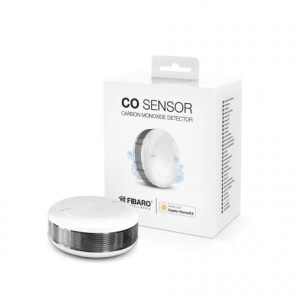 Senzor CO (monoxid de carbon) FIBARO dedicat Apple HomeKit