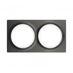 FIBARO WALLI DOUBLE COVER PLATE FG-WX-PP-0003-8 Anthracite
