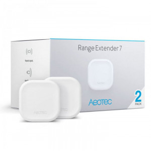 2x AEOTEC Extender 7 (Repetor) de retea | Aeotec Extender 7 (Type F) Range Extender Z-Wave Repeater - DOUBLE PACK