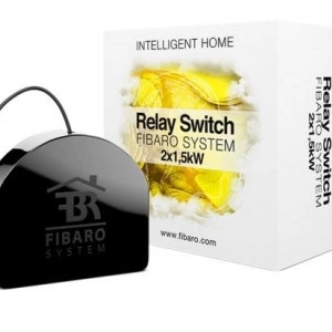 Intrerupator (Releu) Dublu Fibaro | Double Switch | 2X1,5 KW Fibaro FGS-222