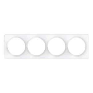 FIBARO Walli Quadruple Cover Plate (FG-Wx-PP-0009), white