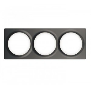 FIBARO WALLI TRIPLE COVER PLATE FG-WX-PP-0004-8 Anthracite