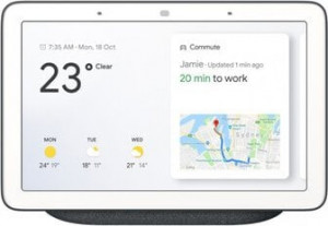 Boxa Google Google Nest Hub, Voice control, Multiroom, Google Assistant, ecran, Alb