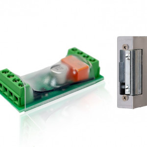 POPP Door Opener Kit: Z-Wave Door Controller + Door Opener (Strike Lock)