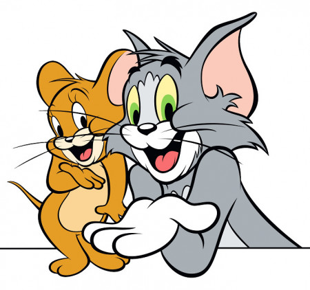 Sticker Color Tom & Jerry M1
