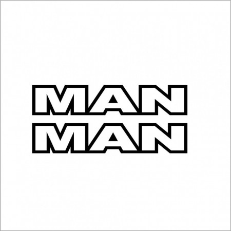 Set 2 buc stickere Camion Man