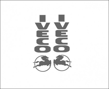 Set Stickere Auto Iveco Vertical