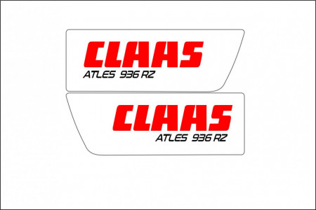Set Autocolante Claas Atles 936 RZ