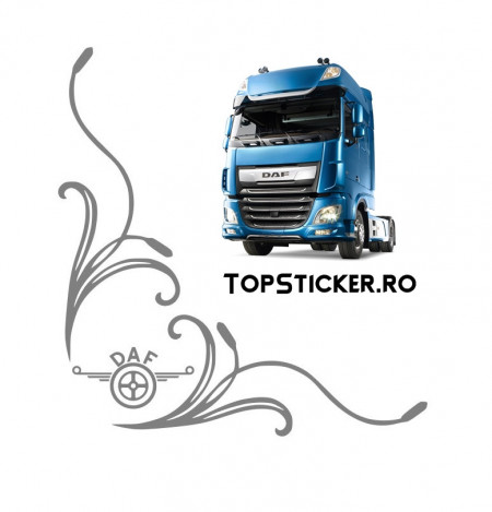 Set Stickere Geamuri Laterale Daf XF, CF M1