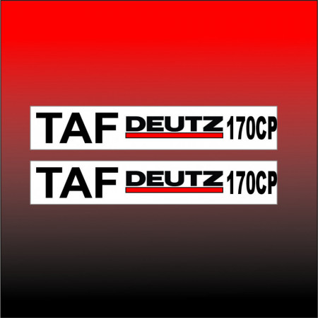 Set Stickere Autocolante Taf Deutz 170cp (Set 2 buc)