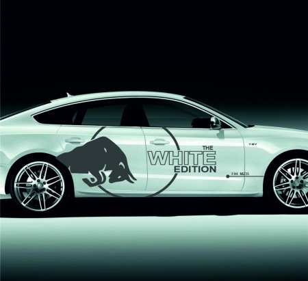 Stickere auto Red Bull White Edition