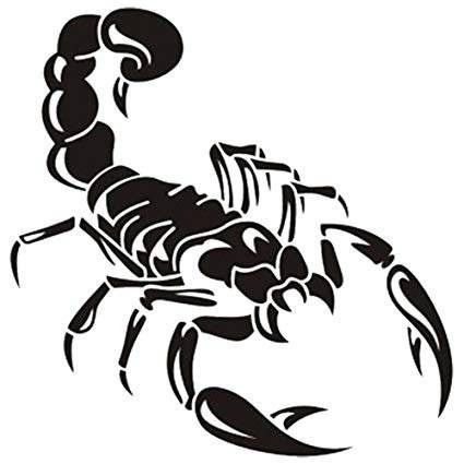 Sticker Autocolant Scorpion 30 cm