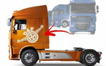 Set 2 Stickere Sigle DAF 150 cm