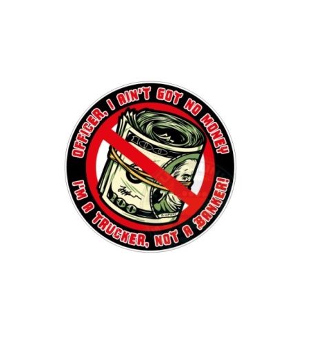 Sticker Officer No Money
