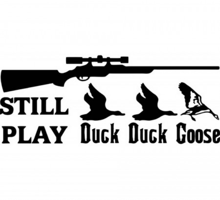Sticker Still play duck