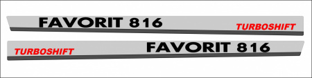 Set Stickere Autocolante Favorit Fendt 816 Turboshift