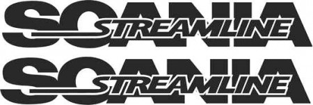Set 2 buc Stickere Autocolante Scania Streamline 100 cm
