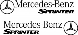 Set 2 buc stickere laterale Mercedes Benz 100cm - Img 2