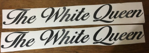 Set 2 buc Stickere The White Queen 60 cm