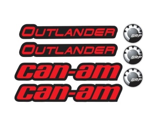 Set 7 Stickere ATV Can Am Outlander BRP - Img 2