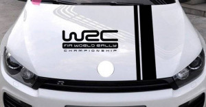Set sticker WRC + Dunga capota