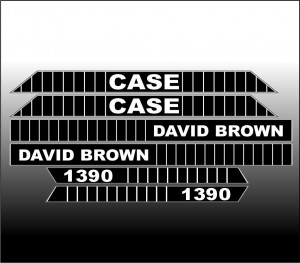 Set Stickere Autocolante Case David Brown 1390