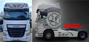 Set Stickere XXL Cabina Daf XF Ultimate Edition - Img 3
