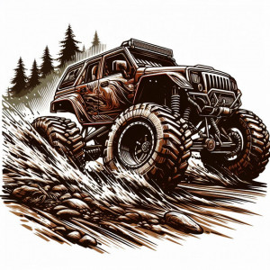 Sticker Auto Imprimat Off Road