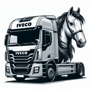 Sticker Auto Iveco Horse