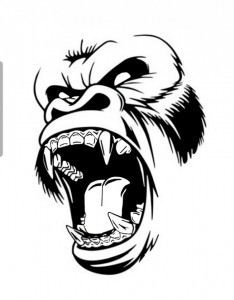 Sticker Auto King Kong Gorila - Img 2