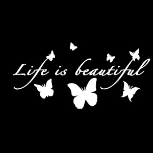 Sticker Auto Life is Beautifull - Img 2